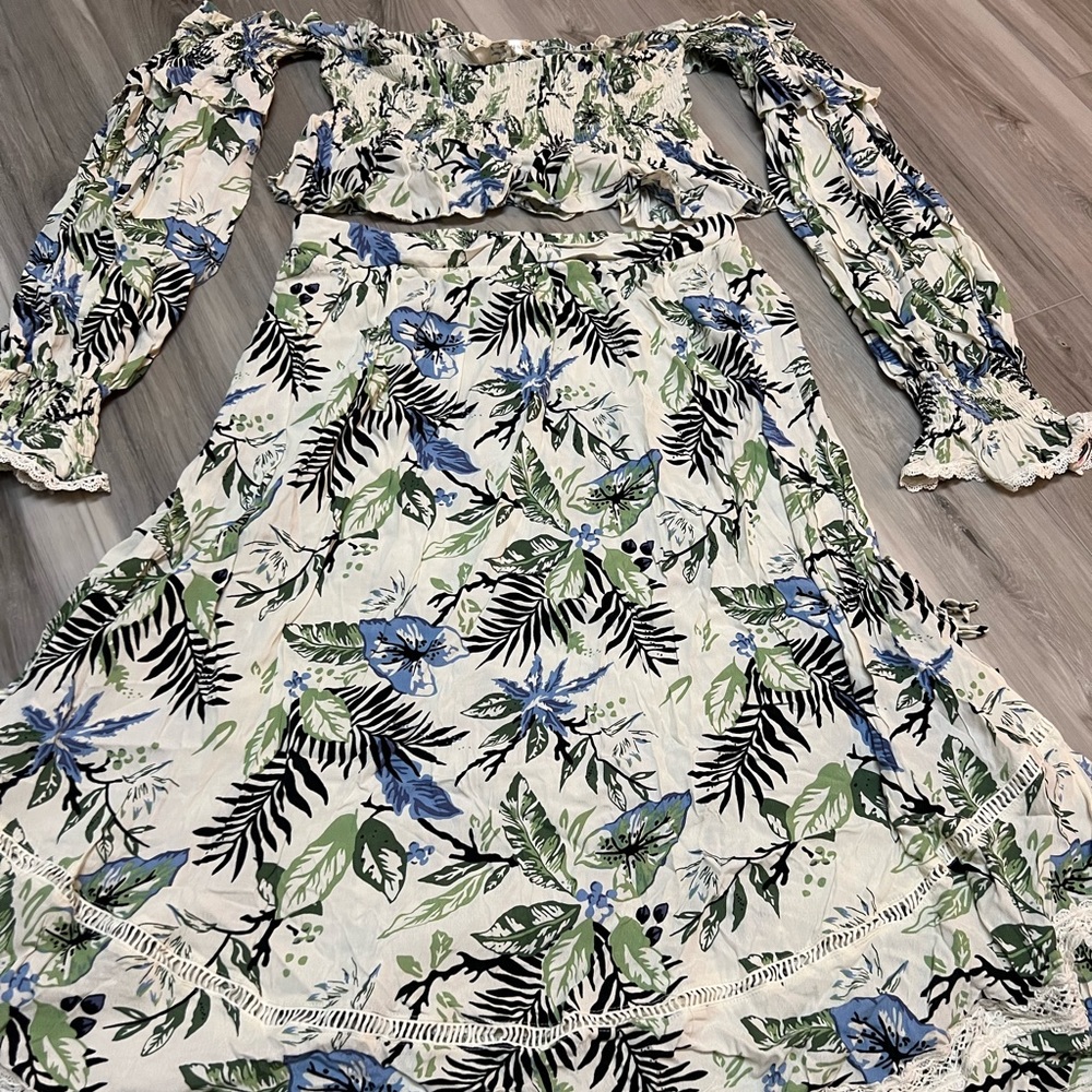 2PC skirt set